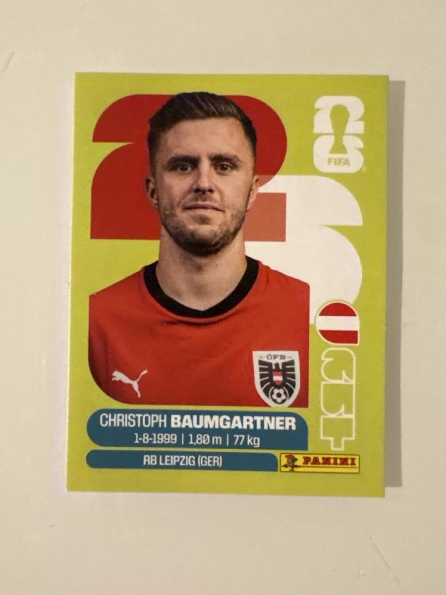 Panini Sammelbilder & Trading cards: Panini 2026 Christoph Baumgartner AUT18 – Neu (gemäss Beschreibung) aus Bern von akl_sy9s