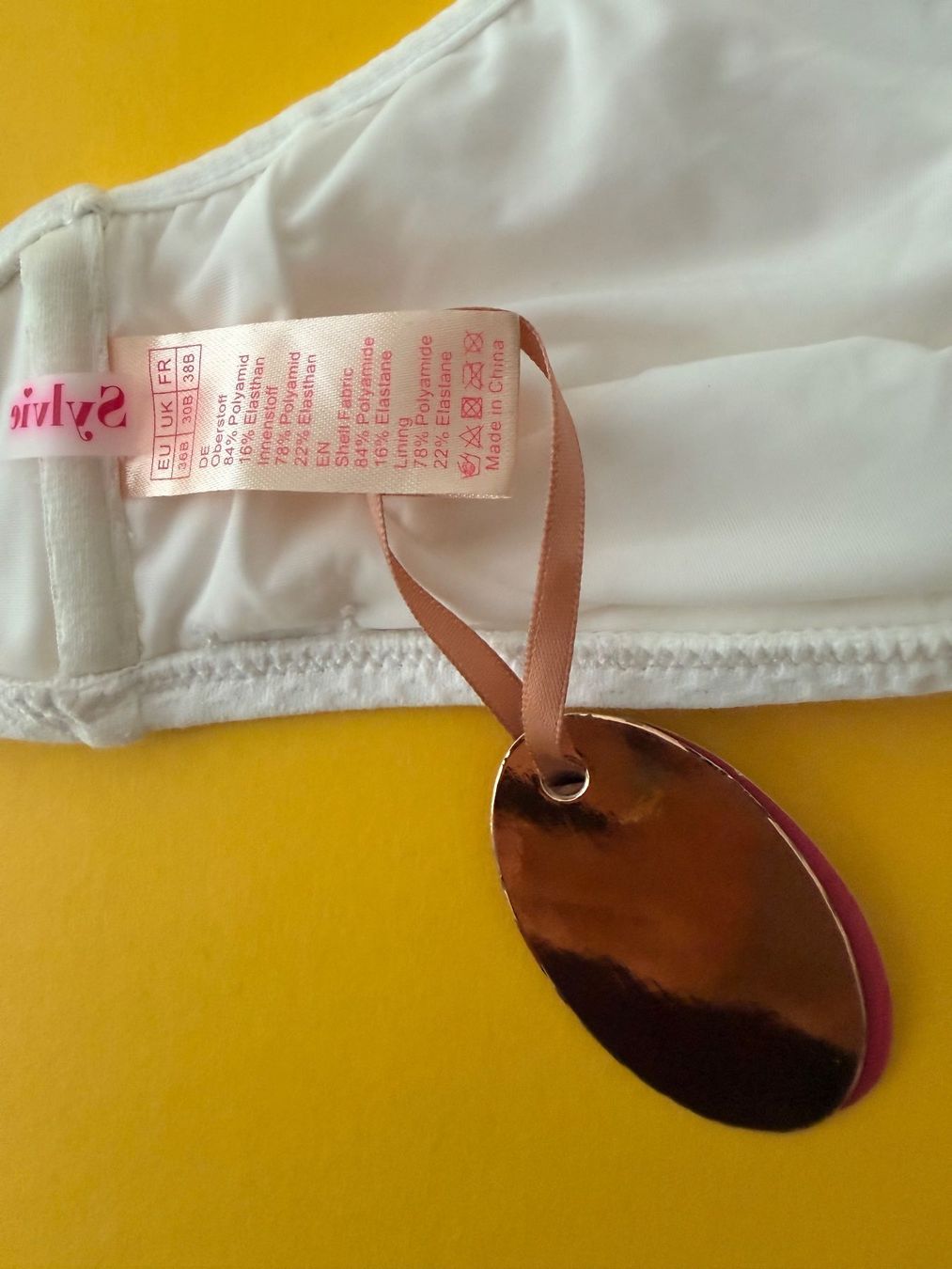 Costumi da bagno & Bikini: SYLVIE, Bikini-Top, Grösse 36, Farbe Weiss – Nuovo e nell'imballaggio originale da Rudolfstetten venduto da gst_g7xl 2