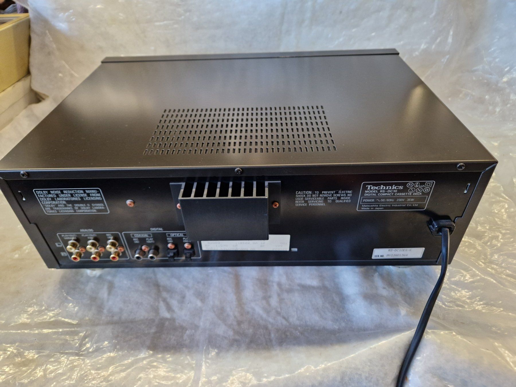 Technics Aufnahmegeräte: Technics DCC Digital Compact Cassette Deck RS-DC10 – Gebraucht aus Wädenswil von tome70 5