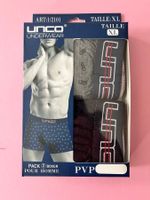 Boxer Herren, UNCO, Grösse XL  (2 Stück; grau und dunkelblau