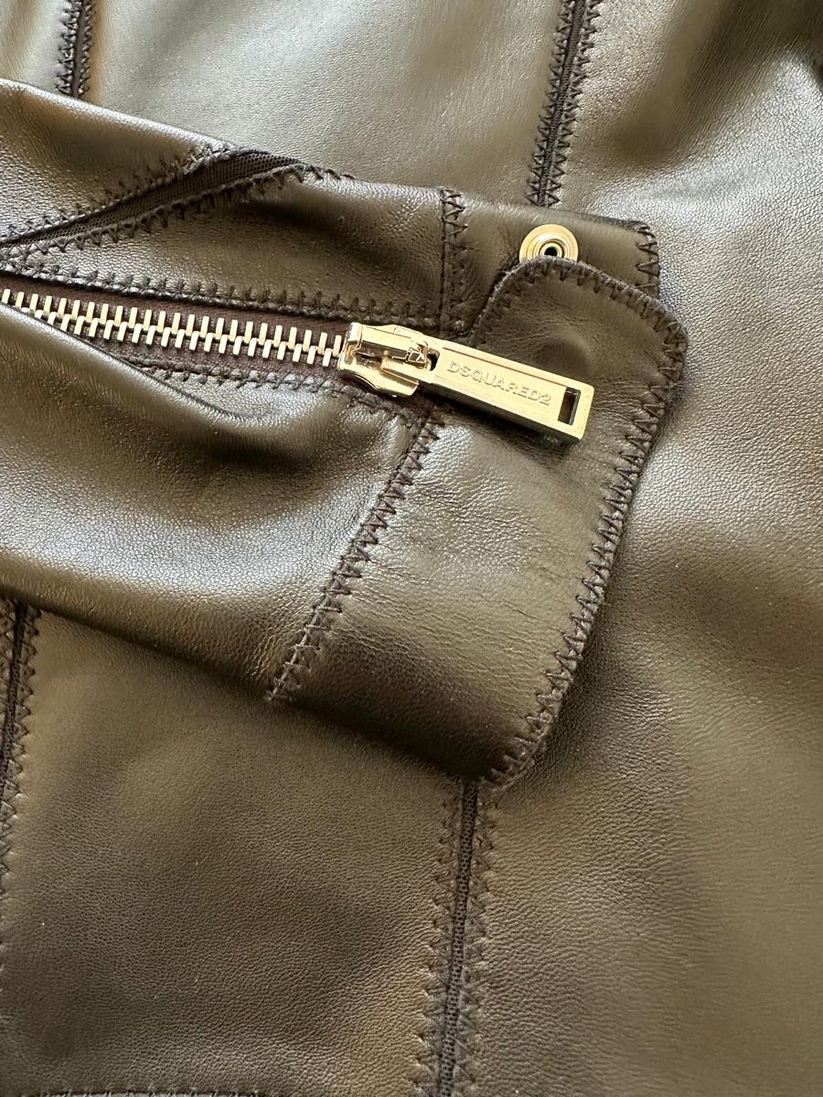 Dsquared2 Giacche: DSQUARED2 Lederjacke – Nuovo e nell'imballaggio originale da Binningen venduto da Yuliya15 2