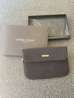 Giorgio Armani Kosmetiktasche Stoff Schwarz mit Box neu