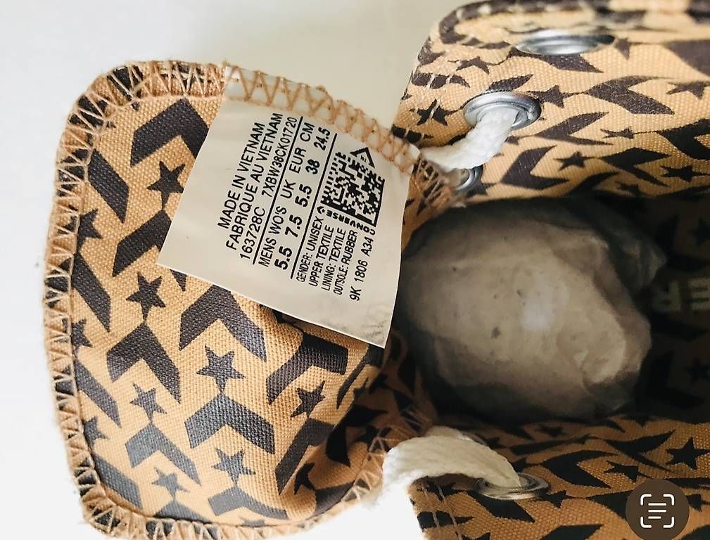 Scarpe da uomo: Printed Converse sneakers – Nuovo e nell'imballaggio originale da Tagelswangen venduto da fireiceprincess 4