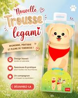 Nouveauté Trousse en Silicone Souple 2-en-1 - Kawaii Golden