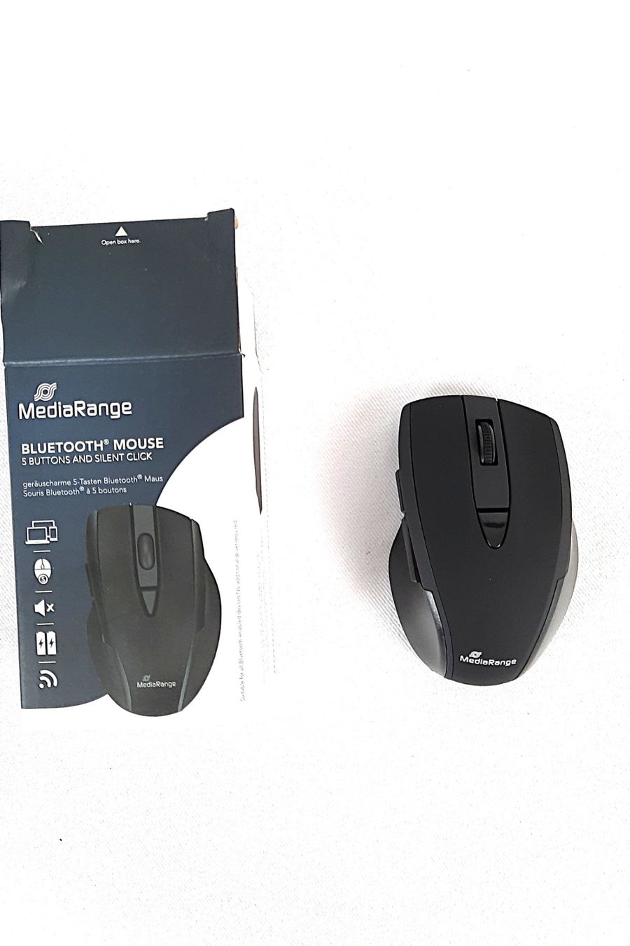 Maus: MEDIARANGE Bluetooth Maus – Neu (gemäss Beschreibung) aus Beinwil am See von Restwert_Beinwil 2