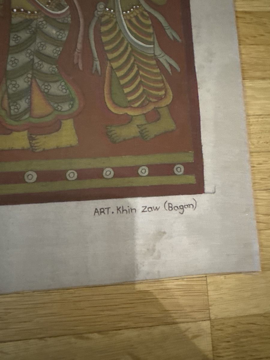 Gemälde: Pittura originale birmana, Khin Zaw – Gebraucht aus Viganello von Lolland_7 1
