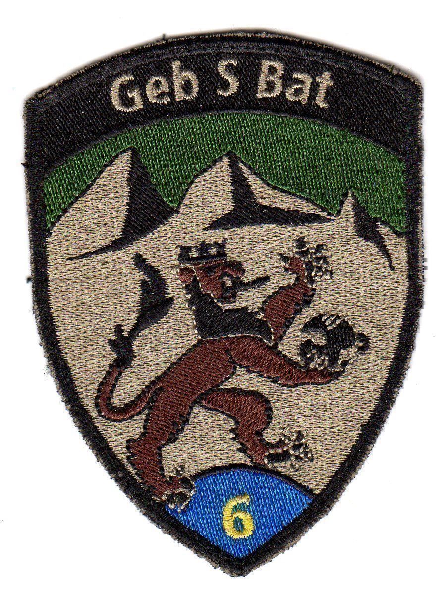 Placchette & Badge: Badge Geb S Bat 6 blau – Usato da Erlinsbach venduto da S700