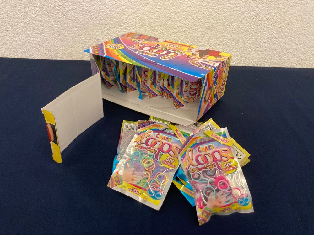 Craze Loops Armbänder, Displaybox mit 24 Beutel (Neu und ...