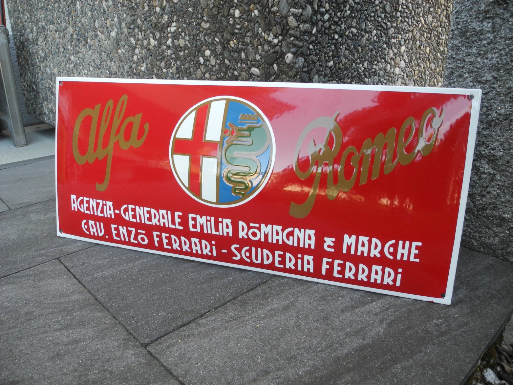 Ecriteaux: ALFA ROMEO EMAILSCHILD – Neuf (Voir description) à Reinach AG par Huckleberrysix