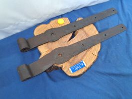 2 antike Tür Bänder, 50.7cm, Schmiedeisen (LOT2420X#TBS1)
