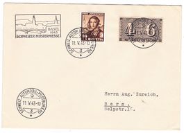 Lettre de Basel BPA A330 pour Bern le 11.V.43
