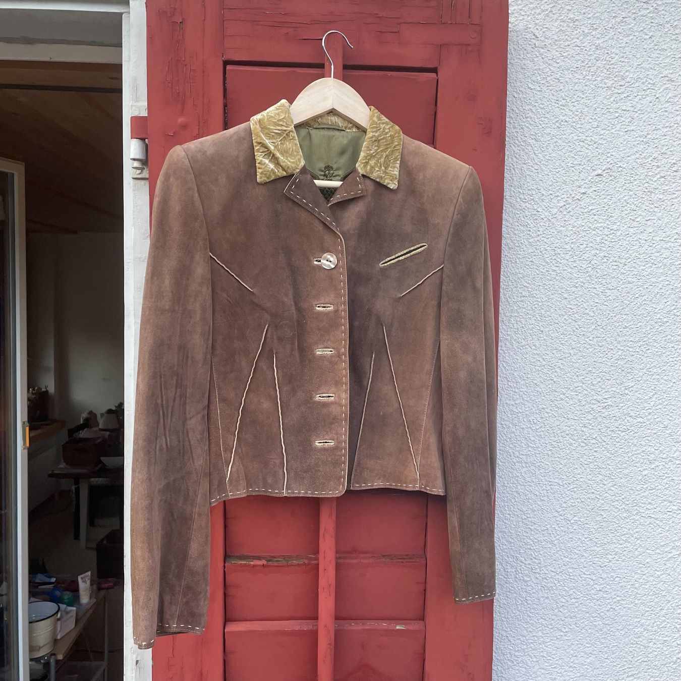 Jacken: Vintage handmade real leather Jacket – Neu (gemäss Beschreibung) aus Klosters von Hondaer