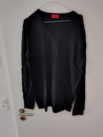 2 x Hugo Boss leichter Pulli SanVitalo XL blau und schwarz