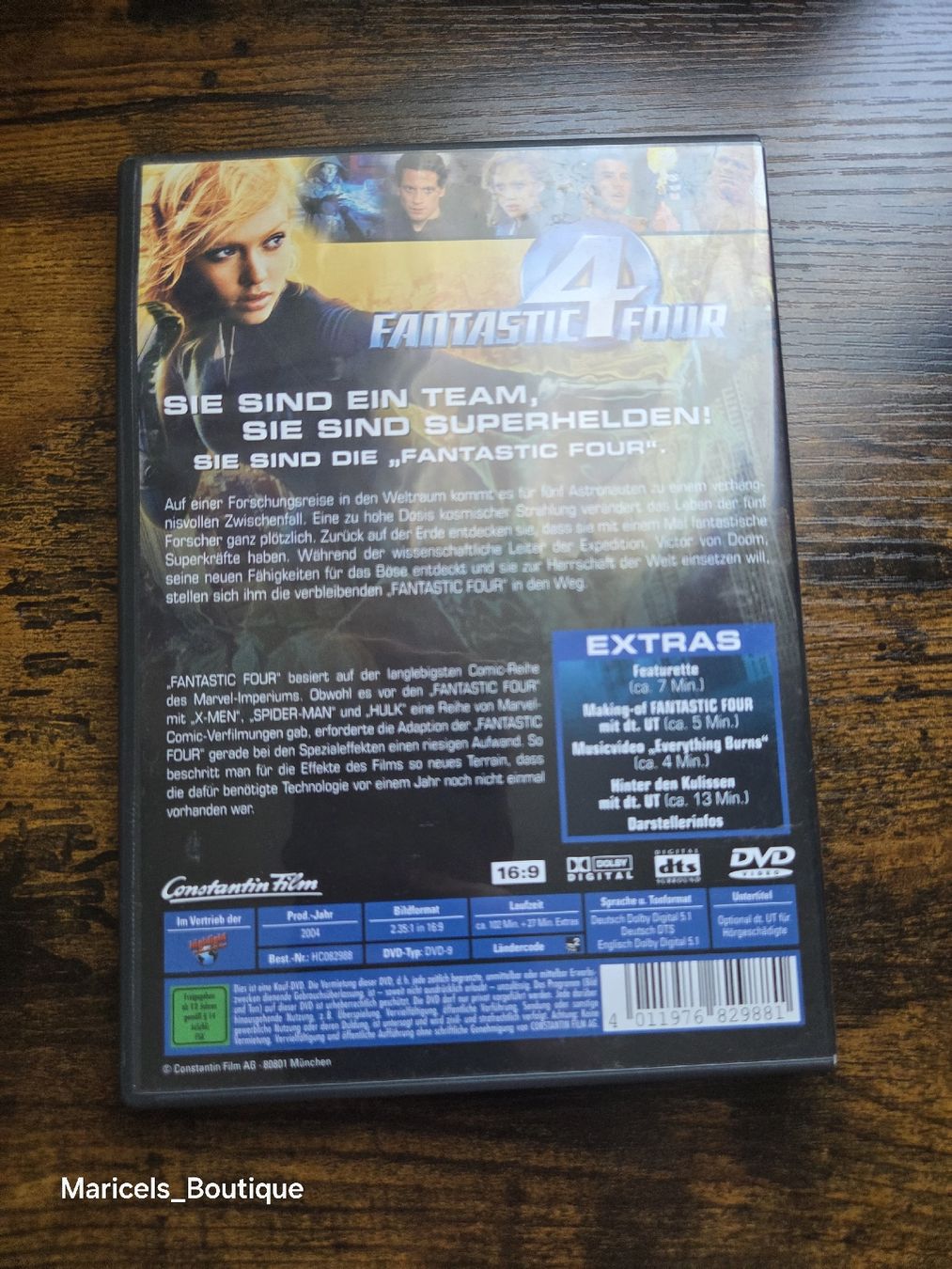 Tutti i DVDs: Fantastic Four DVD Movie good condition – Usato da Winterthur venduto da Maricels_Boutique 3
