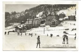 St. Moritz (GR) Wintersport - Eislaufen auf dem See - 1928