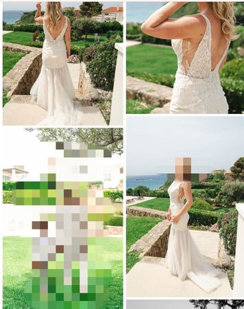 Fit&Flare Meerjungfrau-Brautkleid Hochzeitskleid 2025