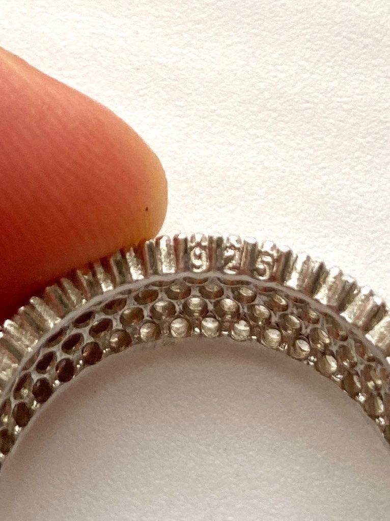 Anelli: Ring Alliance Zirkonia 925 Silber 5 Linien Statement 55 – Nuovo e nell'imballaggio originale da Zürich venduto da goldfisch.schmuck 2
