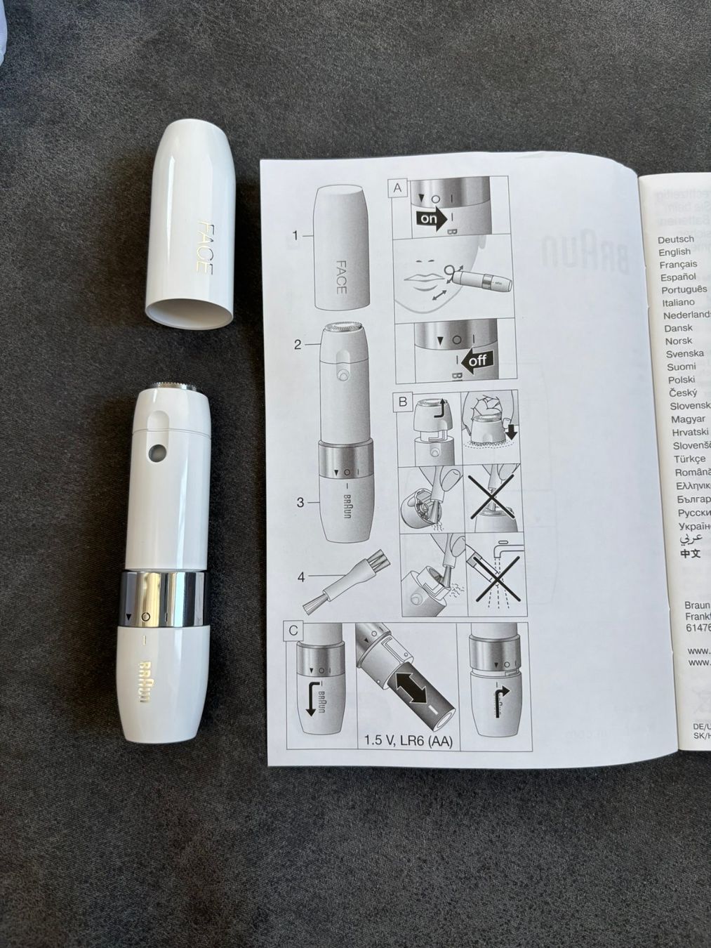 Braun Rasoi & Lamette da barba: Braun Mini-Gesichtshaarentferner – Nuovo (secondo la descrizione) da Zürich venduto da red_h9rs