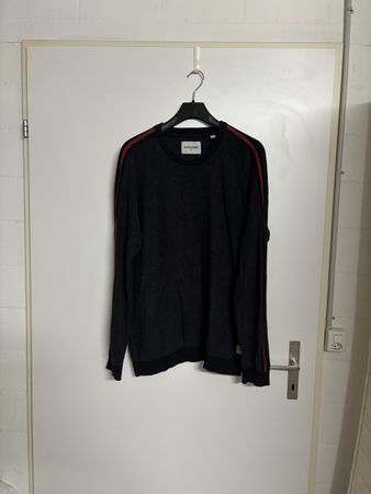 Pullover Jack&Jones dunkelgrau mit Streifen Grösse XXL neu