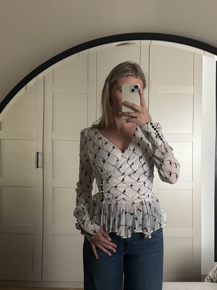 Chemisiers: Baum und Pferdgarten Blouse – D'occasion à Zürich par Summy97