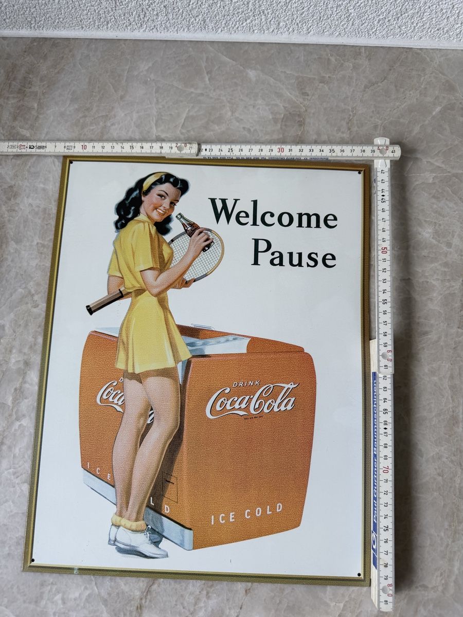 Coca-Cola Alle Dekorationen: Coca-Cola Blechschild  – Gebraucht aus Bertschikon von xty_yf6h 2