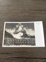 Postkarte Aktivdienst 1939 Matterhorn mit Soldaten guter Zus