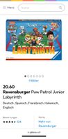 Paw Patrol Junior Labyrinth, Ravensburger, Neu