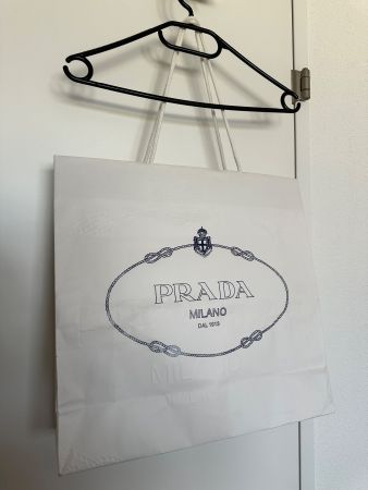 Prada Einkaufstasche gross weiss - TOLL!