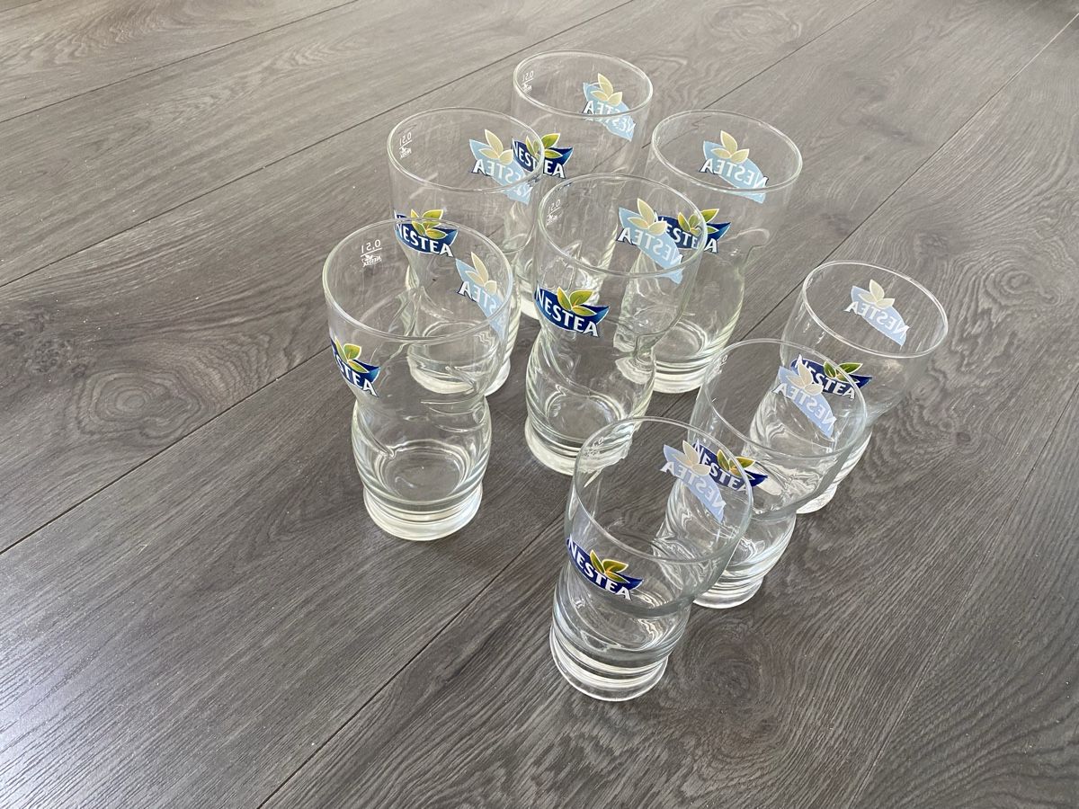 Bicchieri: 8 Nestea Gläser 5x5dl 3x3dl – Usato da Hägglingen venduto da kar_v9qf 5