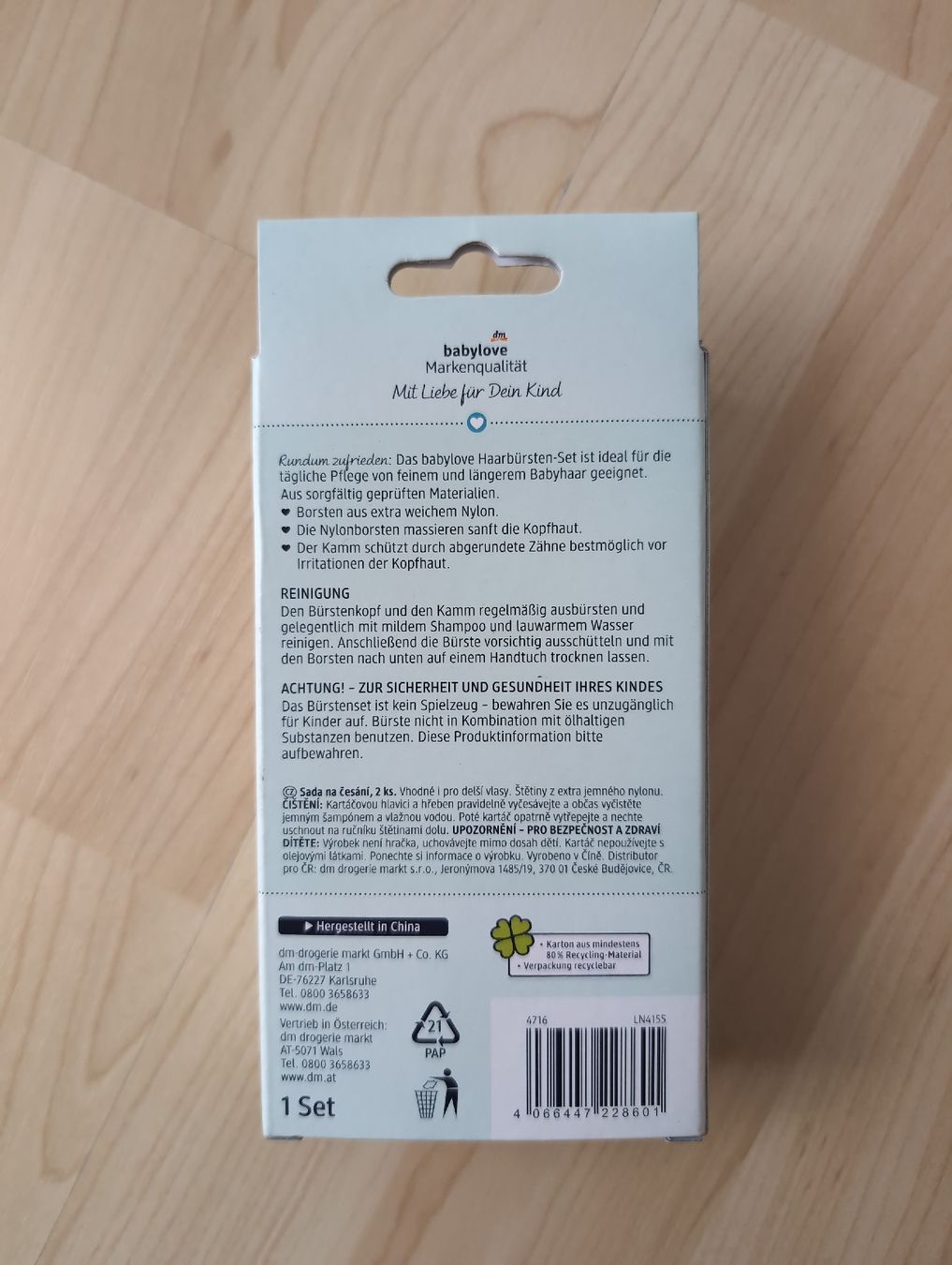 Sonstige Haarpflege: Babylove Haarbürsten-Set Neu OVP – Neu und originalverpackt aus Alberswil von __colafroeschli__ 1