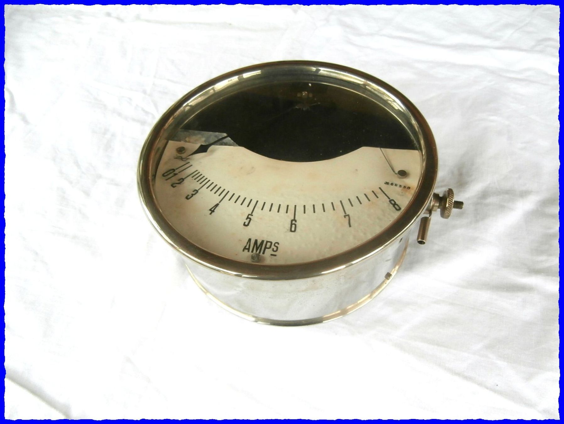Messen: Ampèremeter 8 A - Durchmesser: 16.5 cm – Gebraucht aus Worblaufen von Re_mo81