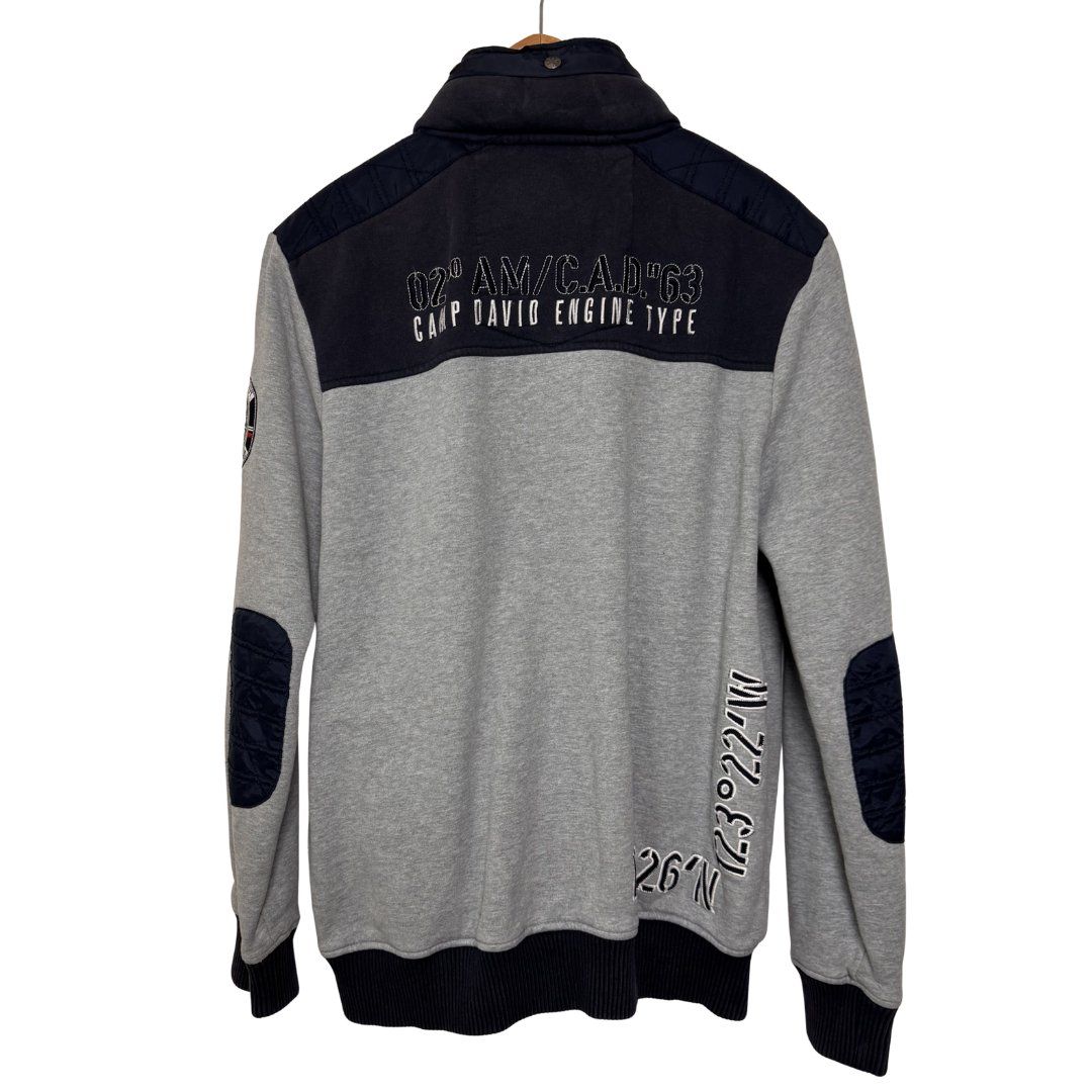 Camp David Vestes: Camp David Jacke Grau/Blau Gr. L – D'occasion à Porrentruy par MadameResell 1