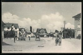 AK Amriswil, Strassenpartie im Ort