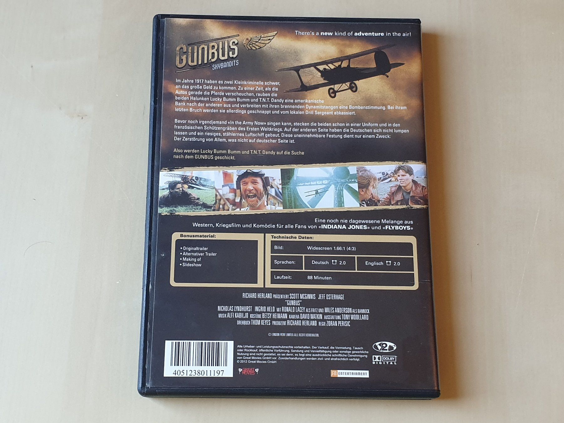 Tutti i DVDs: Gunbus Skybandits – Usato da Stansstad venduto da collectorsshop 1
