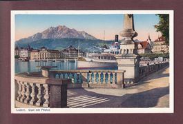 LUZERN - Quai - Schiff - Pilatus