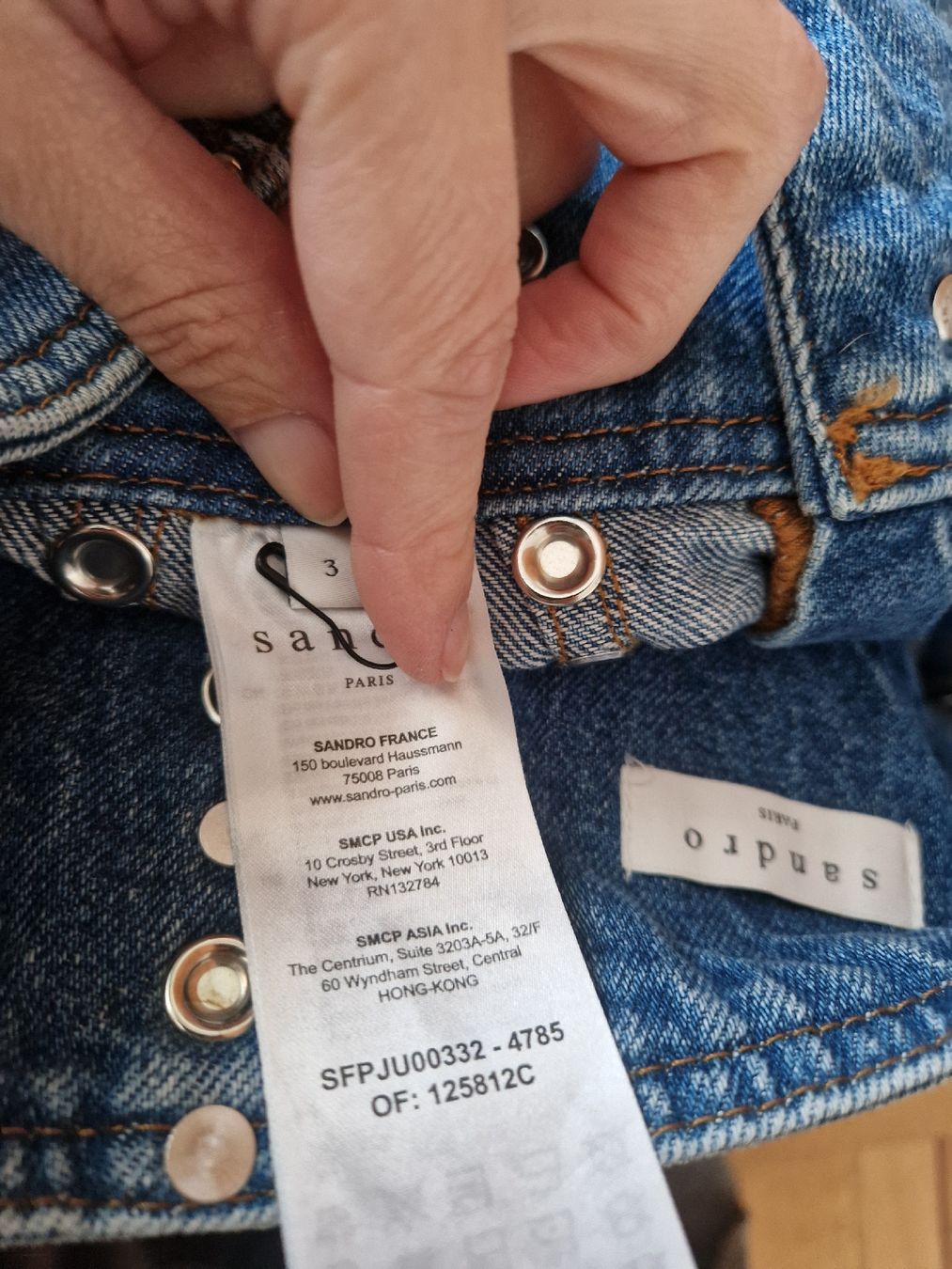 Sandro Gonne: Jupe en jean Sandro Paris, taille 3 – Nuovo (secondo la descrizione) da Pully venduto da Patriciaeve 3