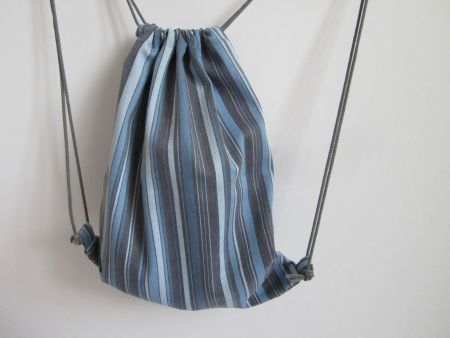 Gym Bag aus Baumwolle, Handarbeit, neu