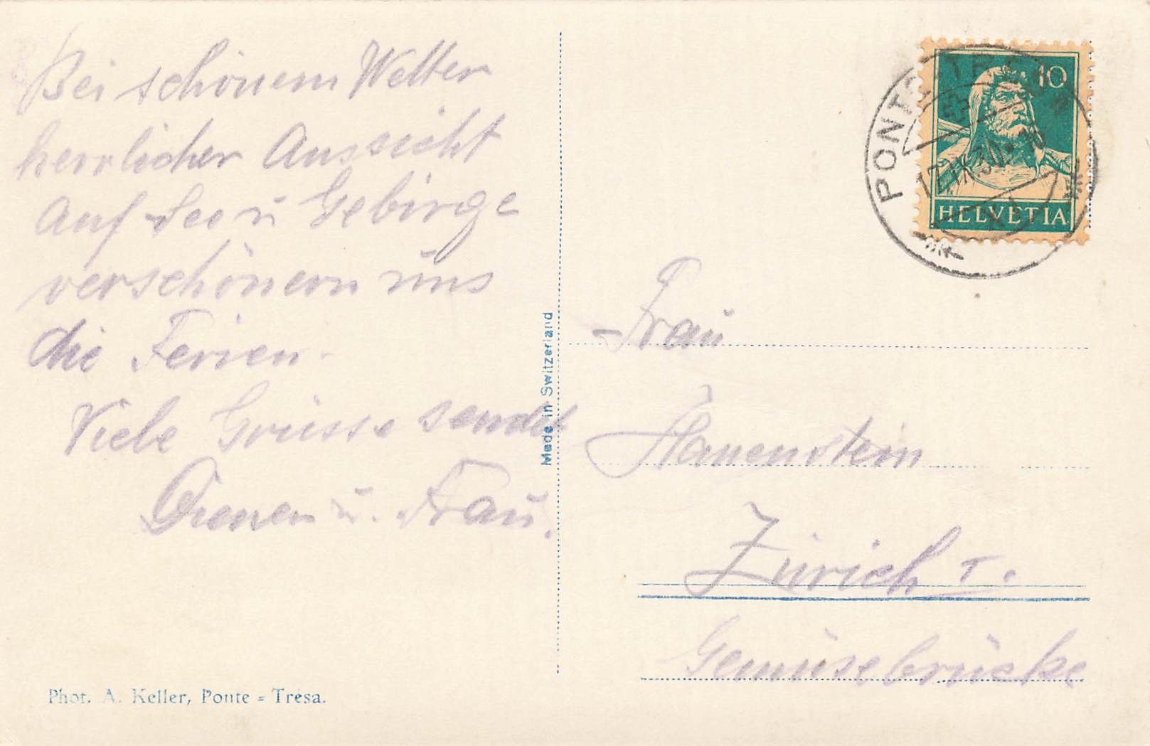 Cartoline postali: Ponte Tresa – Usato da Biasca venduto da Blenio71 1