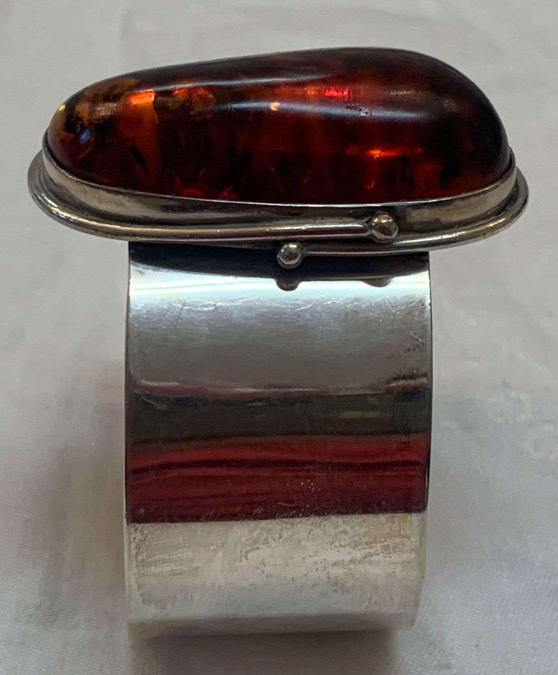 Armbänder & -reifen: Armreif Silber 925 mit Bernstein! – Gebraucht aus Brunnen von Allerwaren 3