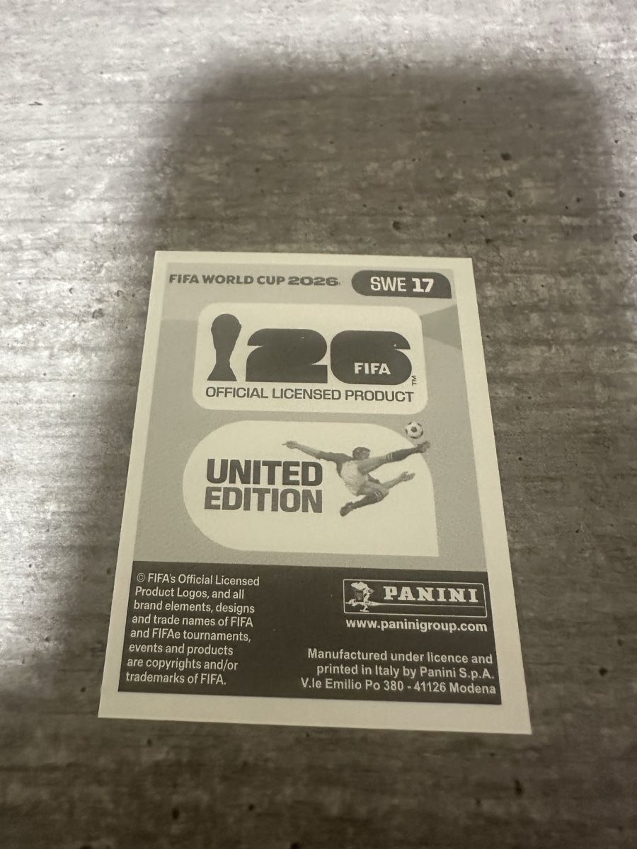 Panini Carte collezionabili: SWE 17 , FIFA WORLD CUP 2026 PANINI – Nuovo (secondo la descrizione) da Frauenfeld venduto da 1PegPeg1 1