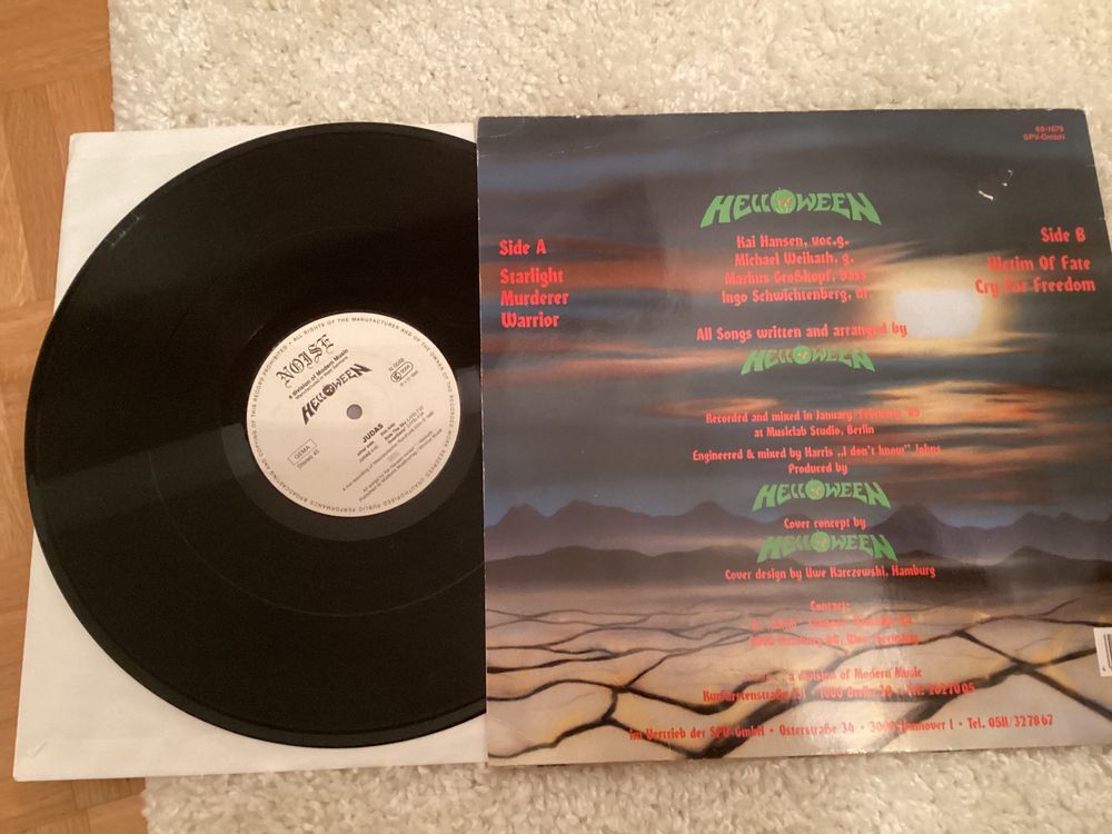 Helloween EP Cover / Judas LP • falsch verpackt! Heavy Metal Kaufen