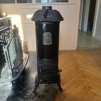Ancien fourneau / poêle en fonte ESKIMO Nº 53 Vintage 