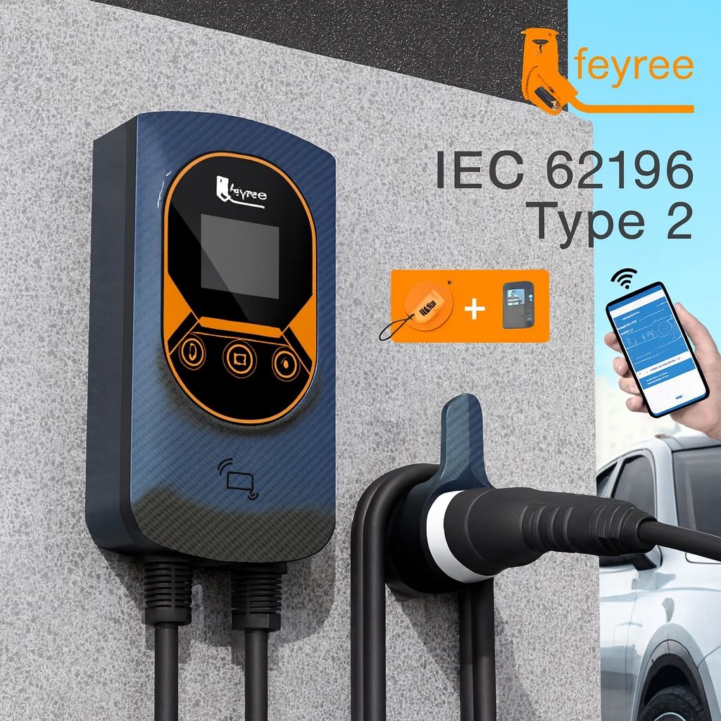 Caricabatterie: Feyree EV Charger Typ 2, 16 A, 11kW – Nuovo e nell'imballaggio originale da Aathal-Seegräben venduto da ECOPLUG.CH