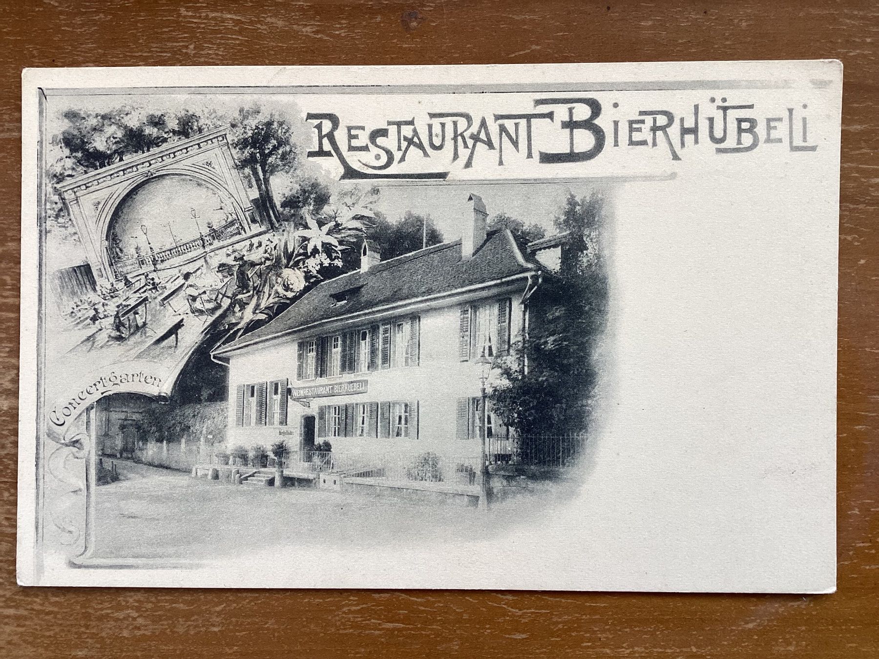 Cartoline postali: AK Restaurant Bierhübeli Bern – Usato da Zürich venduto da Tolima194