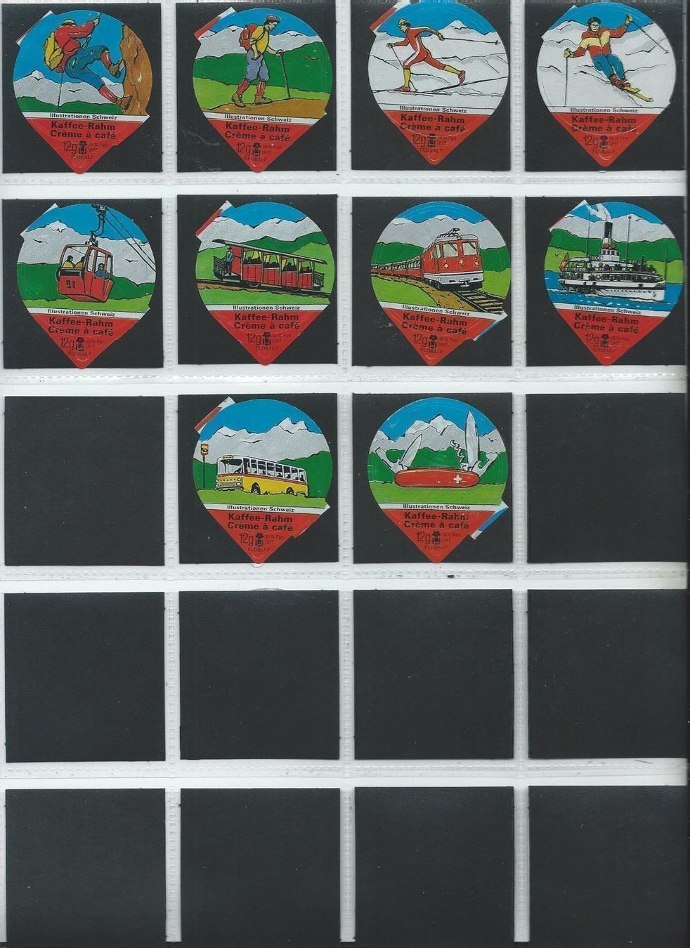 Kaffeerahmdeckel: KRD Illustrationen Schweiz 1991  53A – Gebraucht aus Hochdorf von Teger02 1