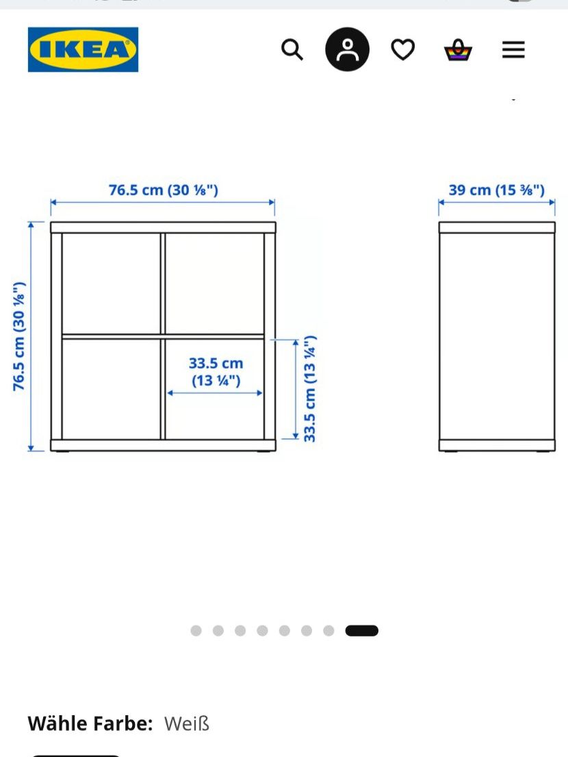 Ikea Étagères: Kallax Regal (Ikea), 77x77cm – D'occasion à Effretikon par han_ch8p 3