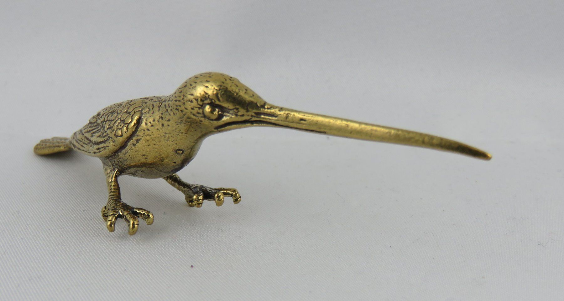 Statuette: VOGEL - Deko  Messing Figur - 11x2,5cm – Nuovo e nell'imballaggio originale da Grenchen venduto da Yamahwildstar16 1