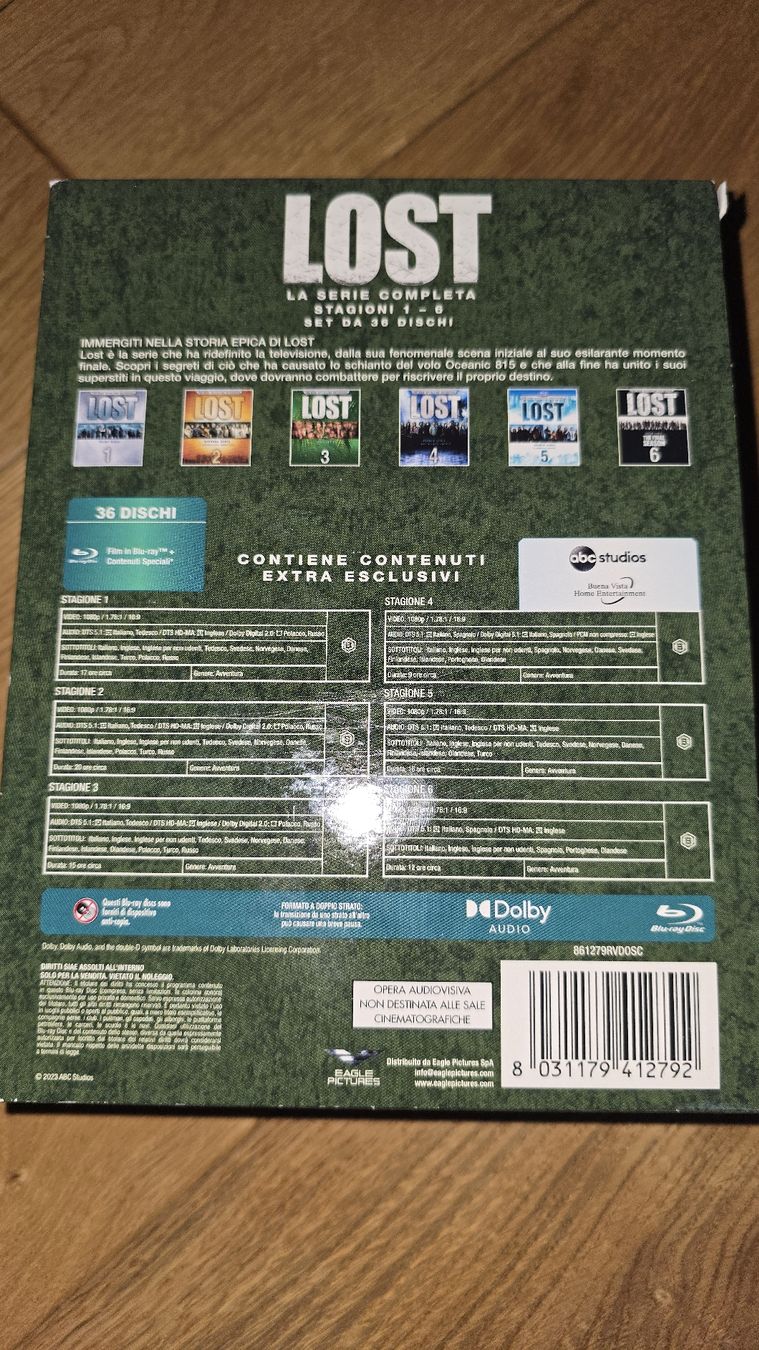 Alle DVDs: LOST - komplette Serie [Blu Ray] – Gebraucht aus Gommiswald von wot_52pd 1