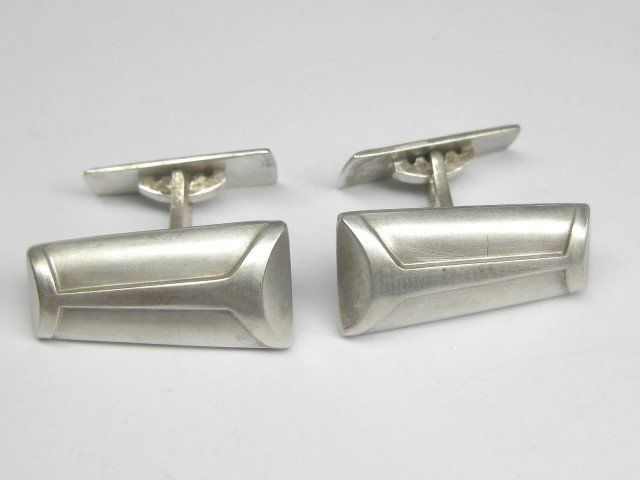 Manschettenknöpfe: Antik Manschettenknöpfe Silber 835 + Rusch – Gebraucht aus Ermatingen von Decovin 4