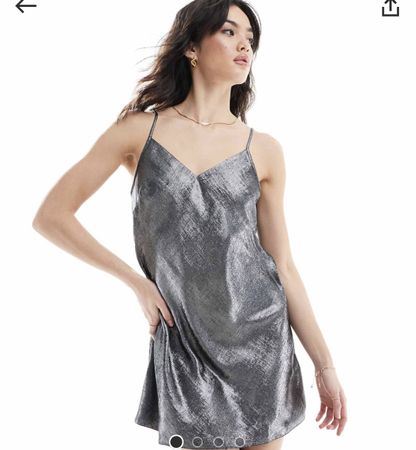 Miss Selfridge Shimmer Mini Dress